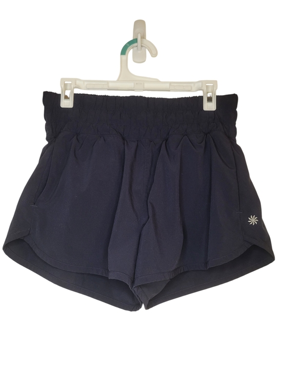 Athleta Other - Athleta Girl Run Free Navy Blue Elastic-Waist Athletic Shorts
